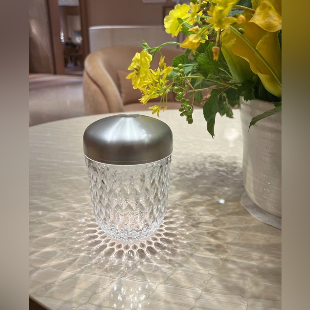 St. louis Folia Lighting Mini Portable Lamp Silver Colour